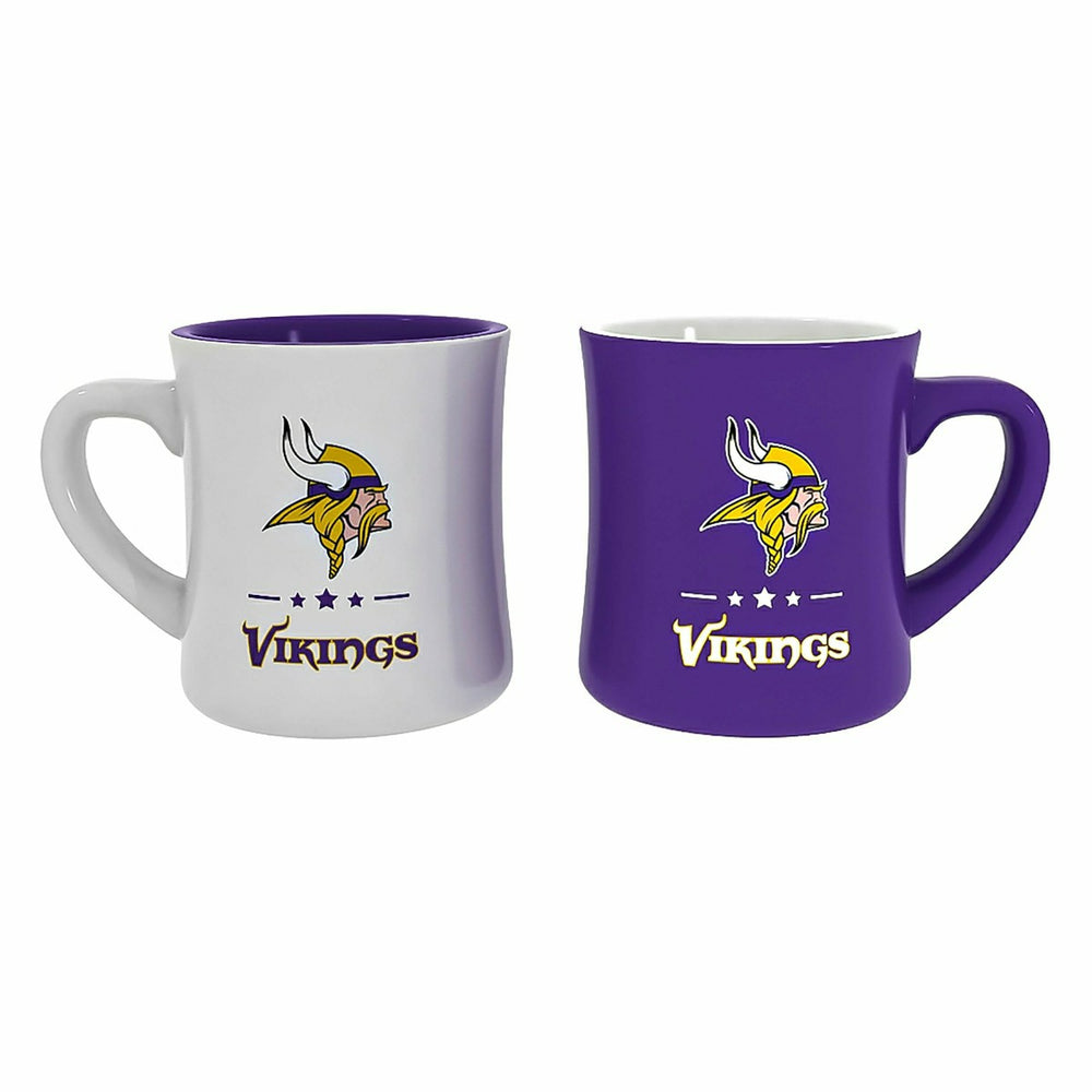 Minnesota Vikings 10oz Ceramic Cup Set, 2pc, NFL