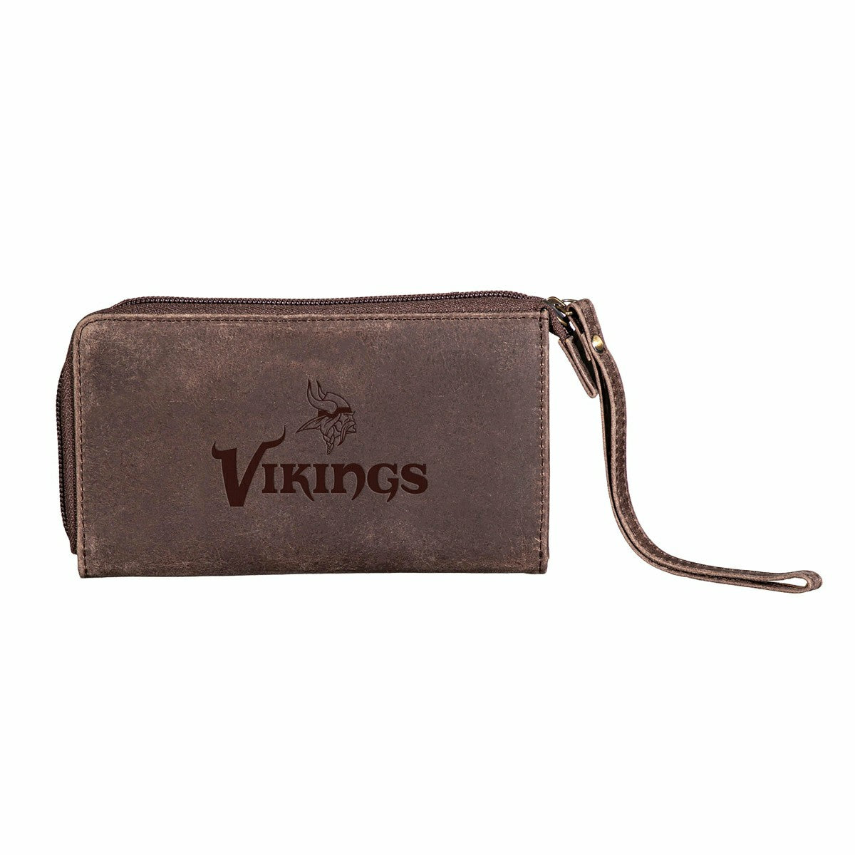 Wristlet Wallet, Brown, Minnesota Vikings, NFL, Home