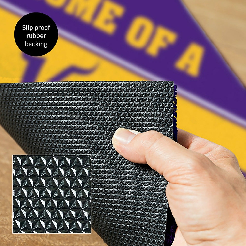 Minnesota Vikings, PVC Mat COLOR, Home of a Fan, NFL