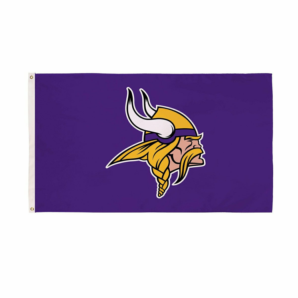 Minnesota Vikings Single Sided Estate Flag with 2 Grommets, 3'x5', NFL, Home