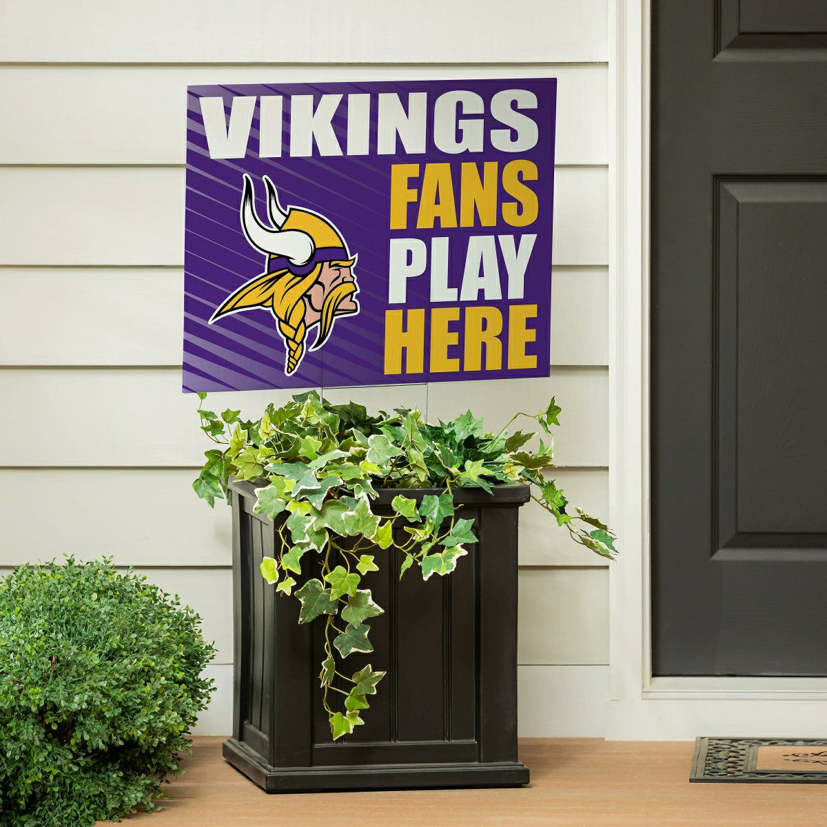 Minnesota Vikings Coroplast Yard Sign "Fans Play Here", NFL, Home