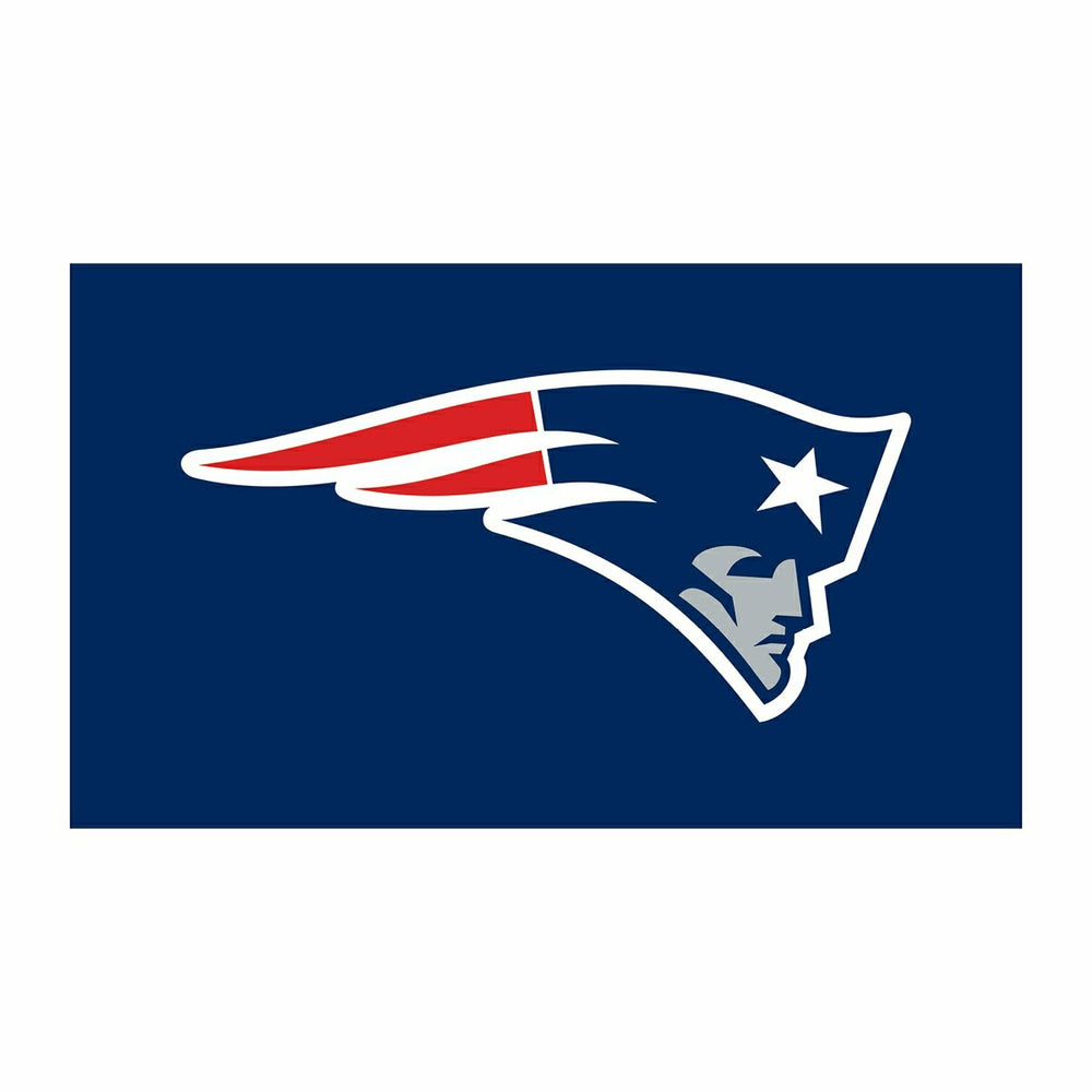 Full Color PVC Mat, 16" x 28", New England Patriots, NFL