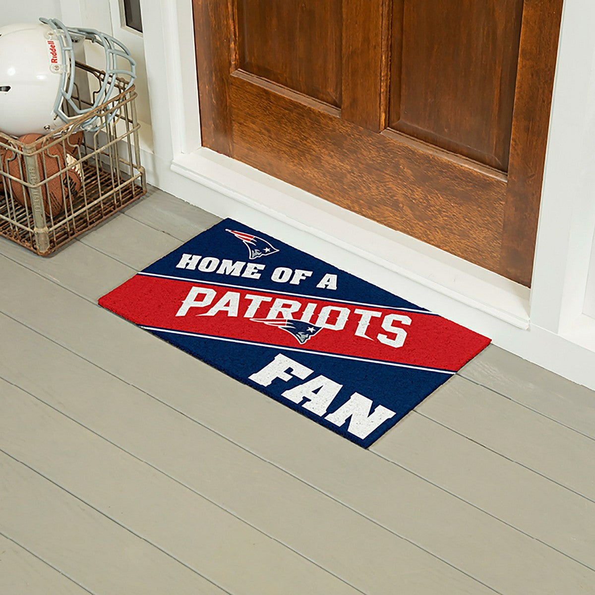 New England Patriots, PVC Mat COLOR, Home of a Fan, NFL