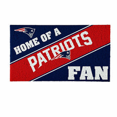 New England Patriots, PVC Mat COLOR, Home of a Fan, NFL