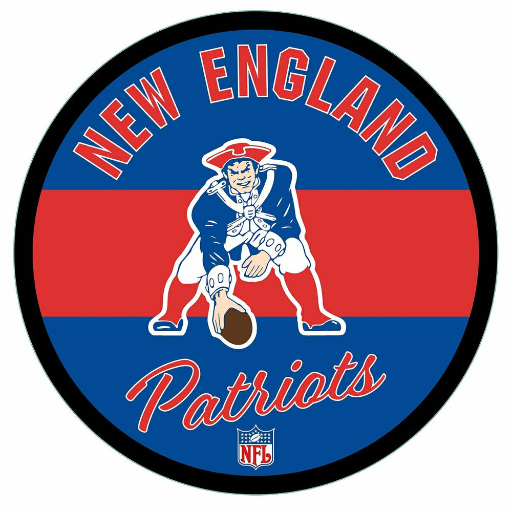 New England Patriots NFL Football Large Round Vintage Edgelite LED Dec, NFL, Home