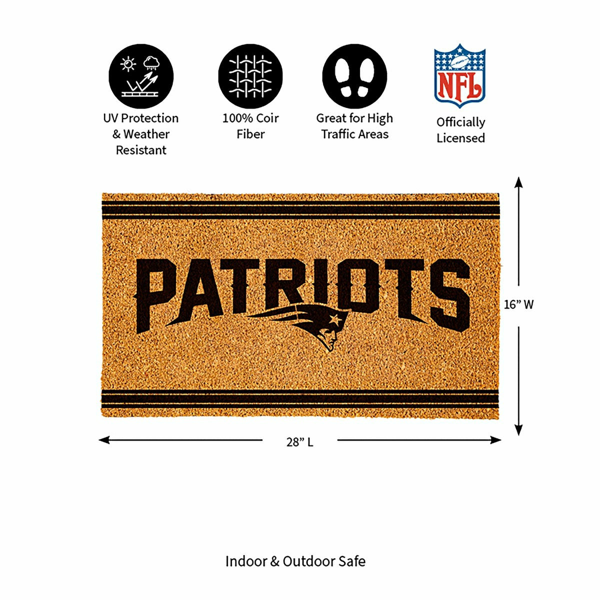 New England Patriots, Coir Mat 1C, NFL
