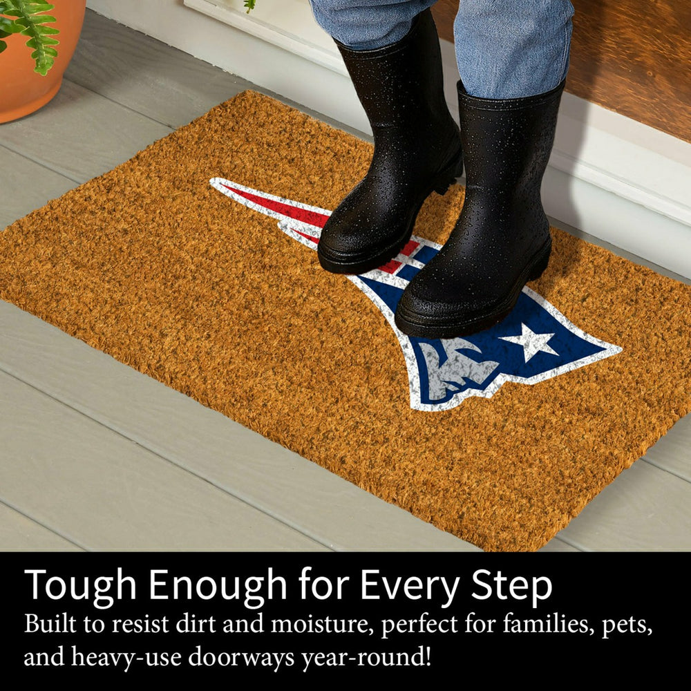 Coir Mat, 16"x28", New England Patriots, NFL
