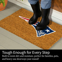 Coir Mat, 16"x28", New England Patriots, NFL
