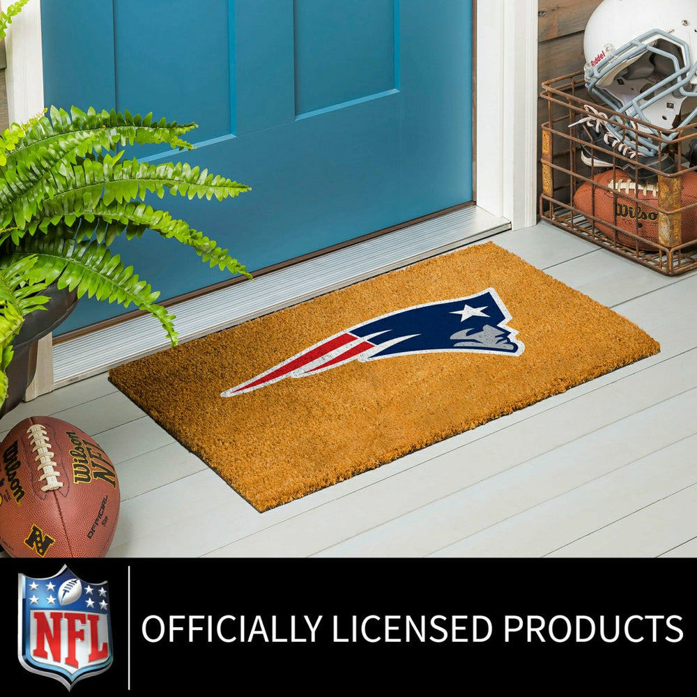 Coir Mat, 16"x28", New England Patriots, NFL