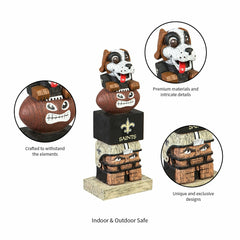 New Orleans Saints Tiki Team Totem Garden Statue, NFL, Home
