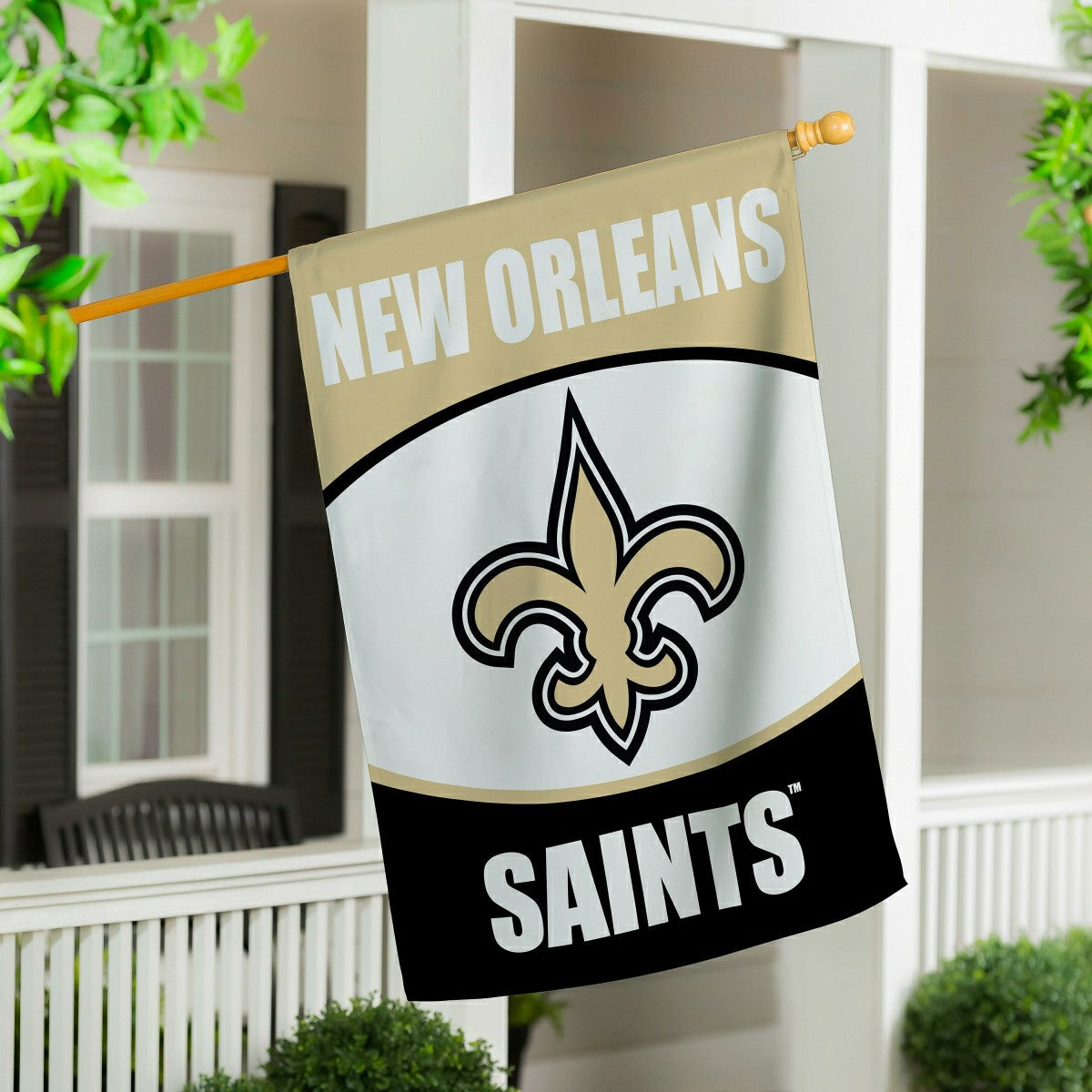 New Orleans Saints Suede House Flag, NFL