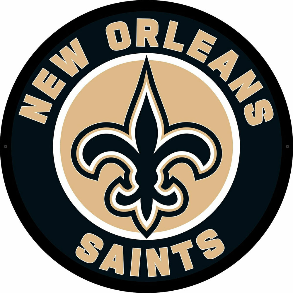 LED Wall Decor, Round, New Orleans Saints, NFL, Home