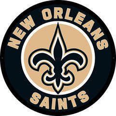 LED Wall Decor, Round, New Orleans Saints, NFL, Home