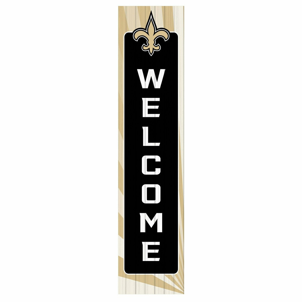 New Orleans Saints Summer Seasonal Single Sided Large Leaner, 46", NFL, Home