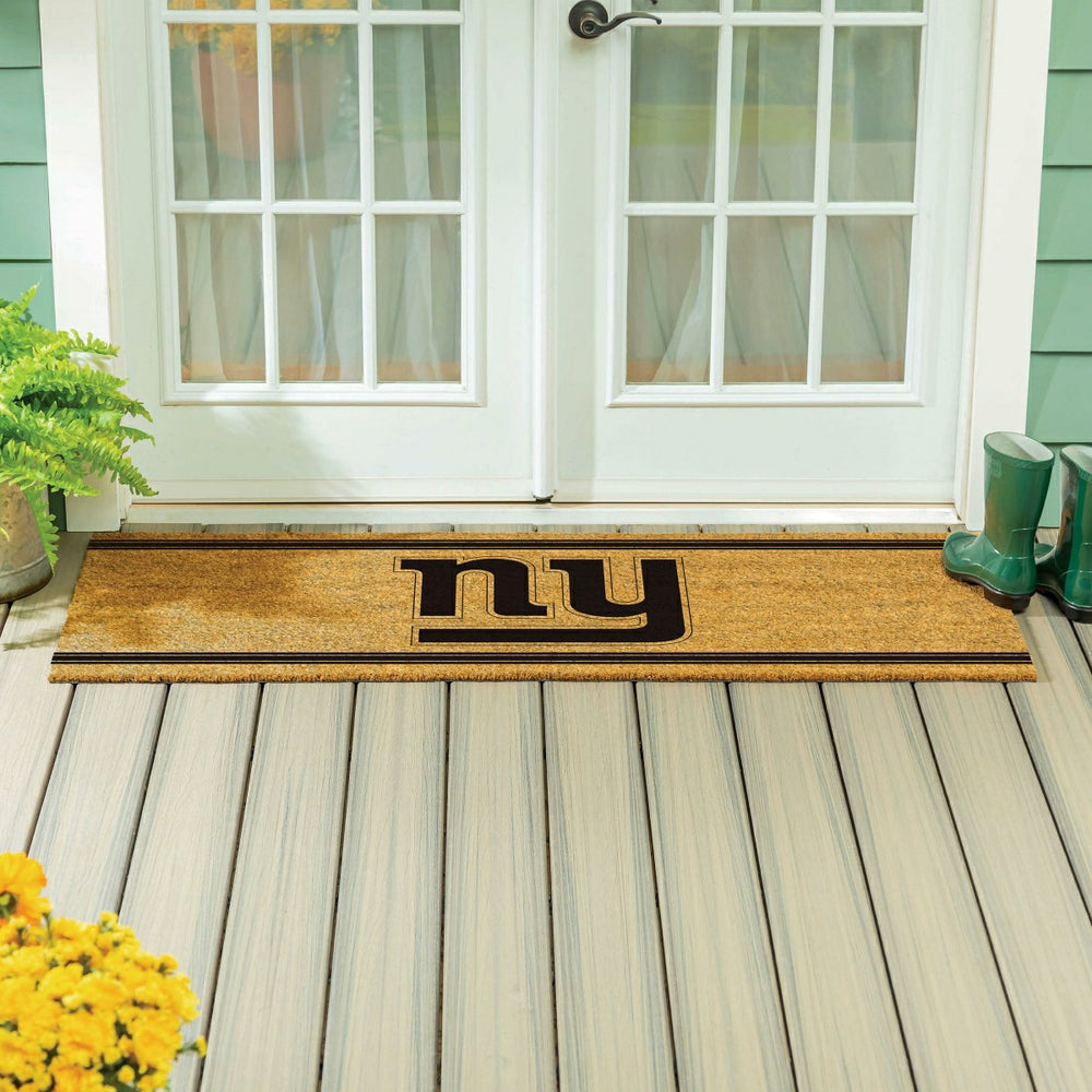 New York Giants Extra Large One Color Coir Mat, 60"x24", NFL