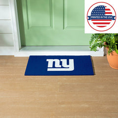 Full Color PVC Mat, 16" x 28", New York Giants, NFL