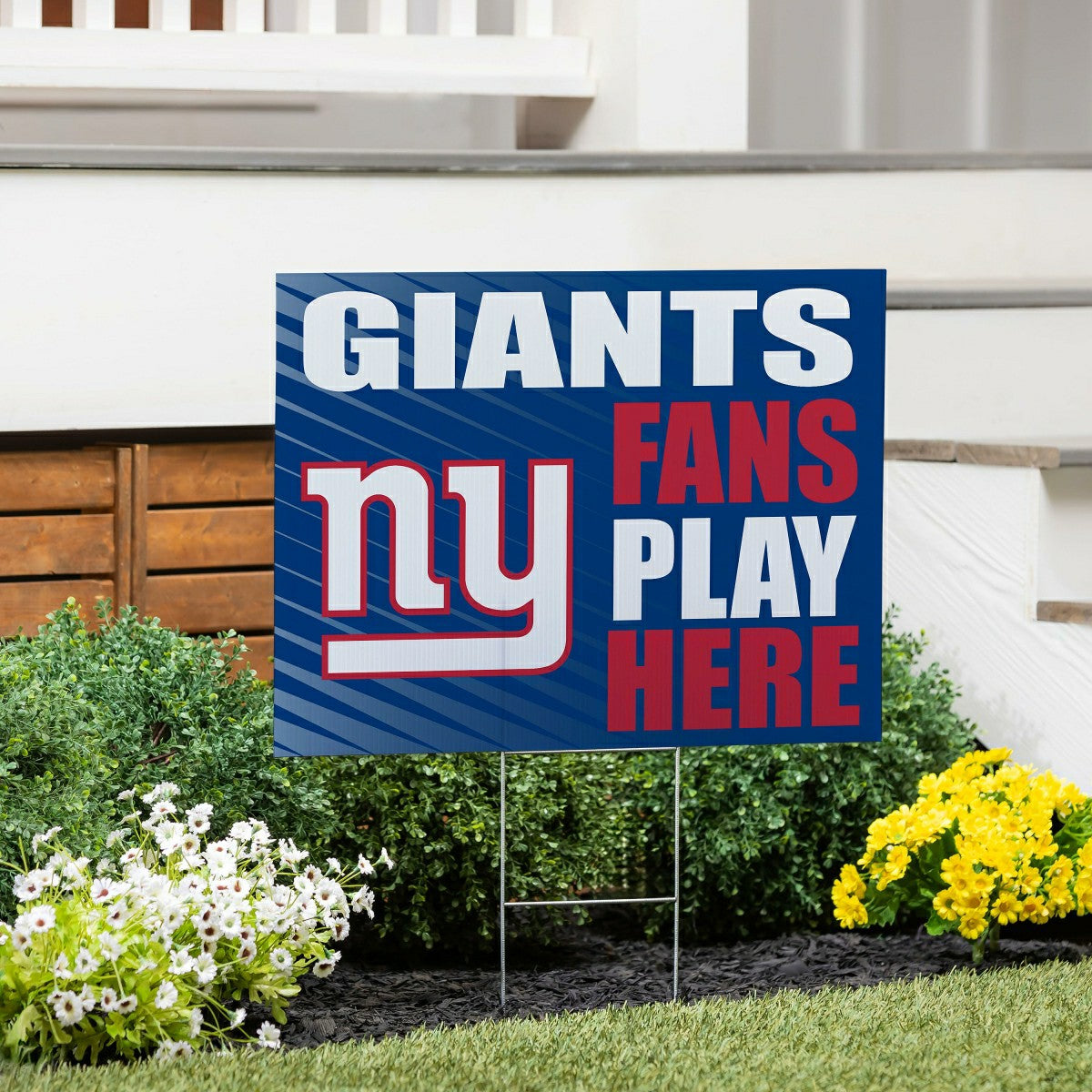 New York Giants Coroplast Yard Sign "Fans Play Here", NFL, Home