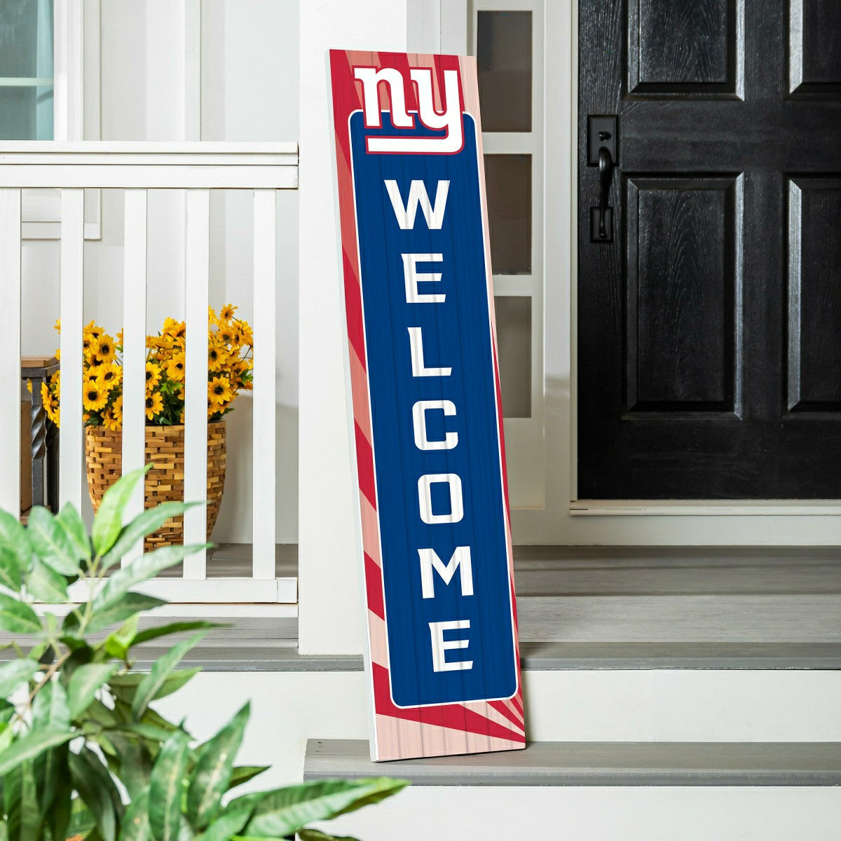 New York Giants Summer Seasonal Single Sided Large Leaner, 46", NFL, Home