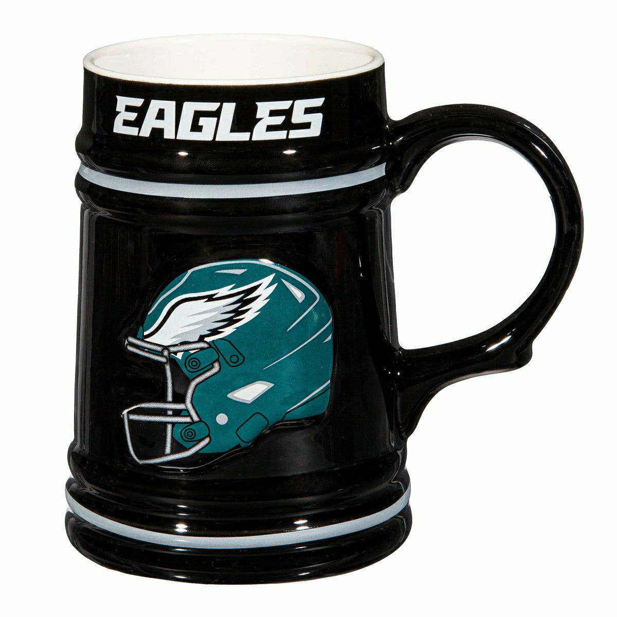 Philadelphia Eagles Ceramic Stein Cup, 24oz, NFL, Home