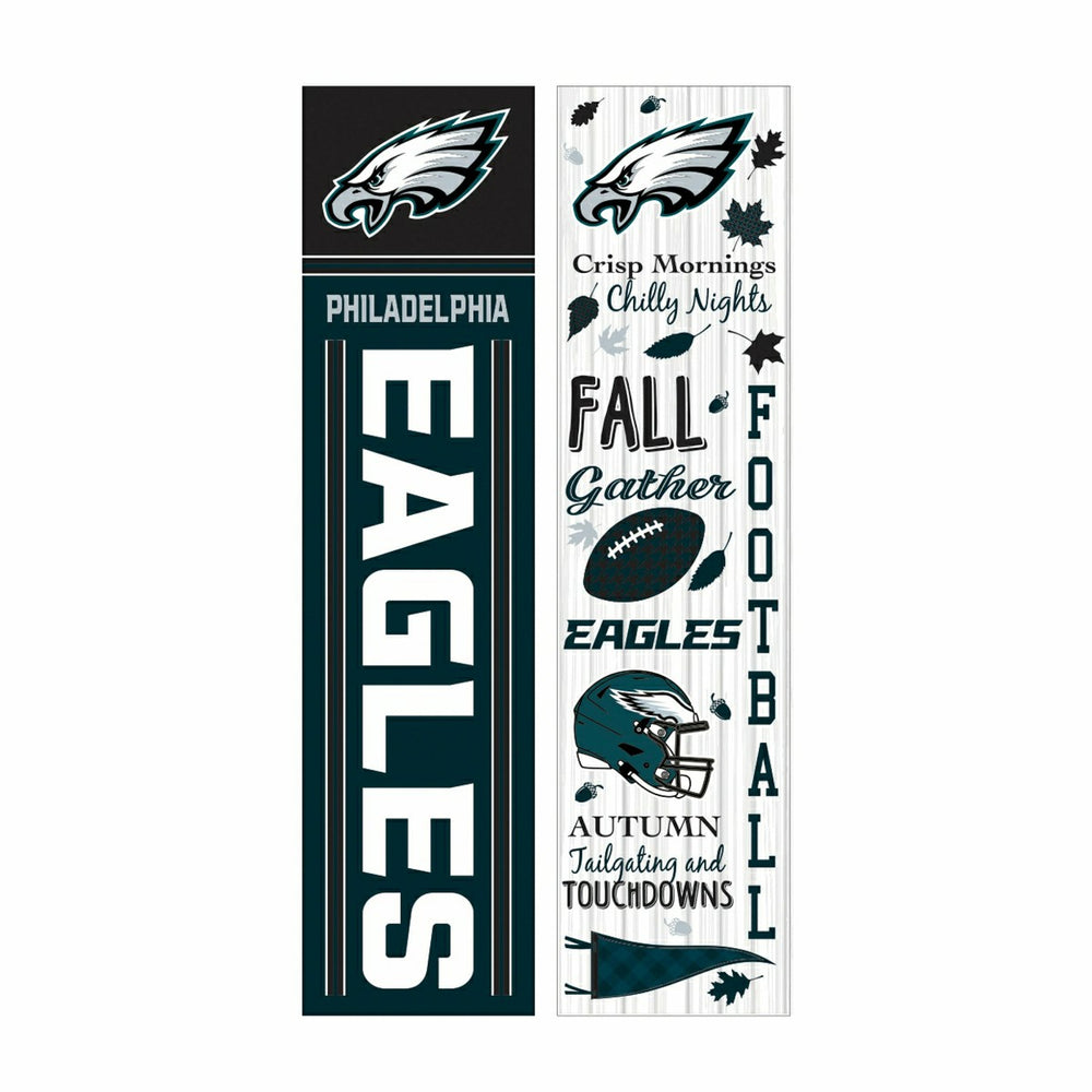 46" Double Sided Leaner, Philadelphia Eagles, Fall Seasonal, NFL, Home