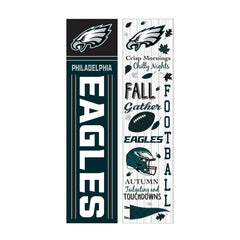 46" Double Sided Leaner, Philadelphia Eagles, Fall Seasonal, NFL, Home