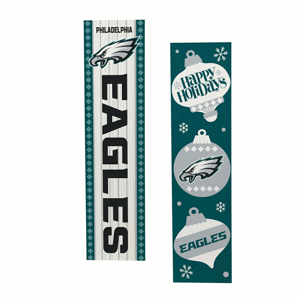47" Double Sided Leaner, Philadelphia Eagles, Christmas, NFL, Home