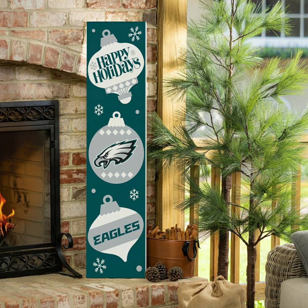 47" Double Sided Leaner, Philadelphia Eagles, Christmas, NFL, Home