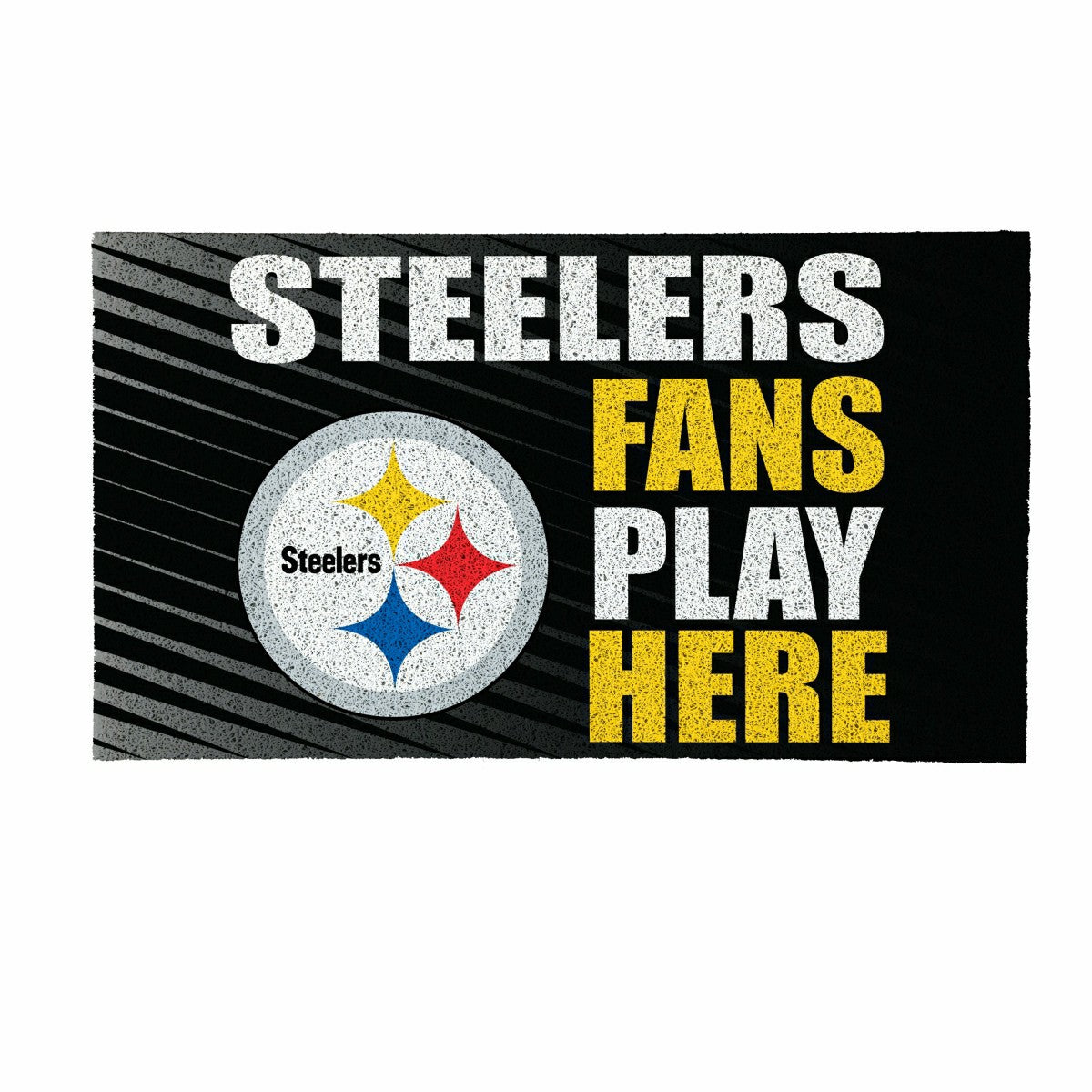 Pittsburgh Steelers Fan Mat, 28"x16", NFL