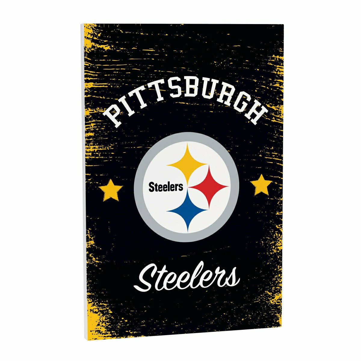 Pittsburgh Steelers Wood Wall Sign, 16x24, NFL, Home