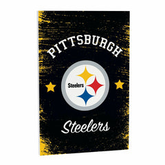 Pittsburgh Steelers Wood Wall Sign, 16x24, NFL, Home