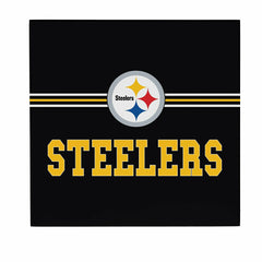 Pittsburgh Steelers Wood Wall Sign, 12x12, NFL, Home