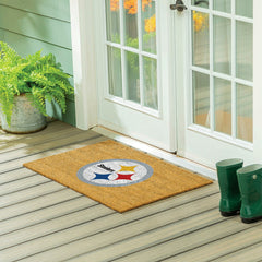 Pittsburgh Steelers Large Full Color Coir Mat, 36"x24", NFL