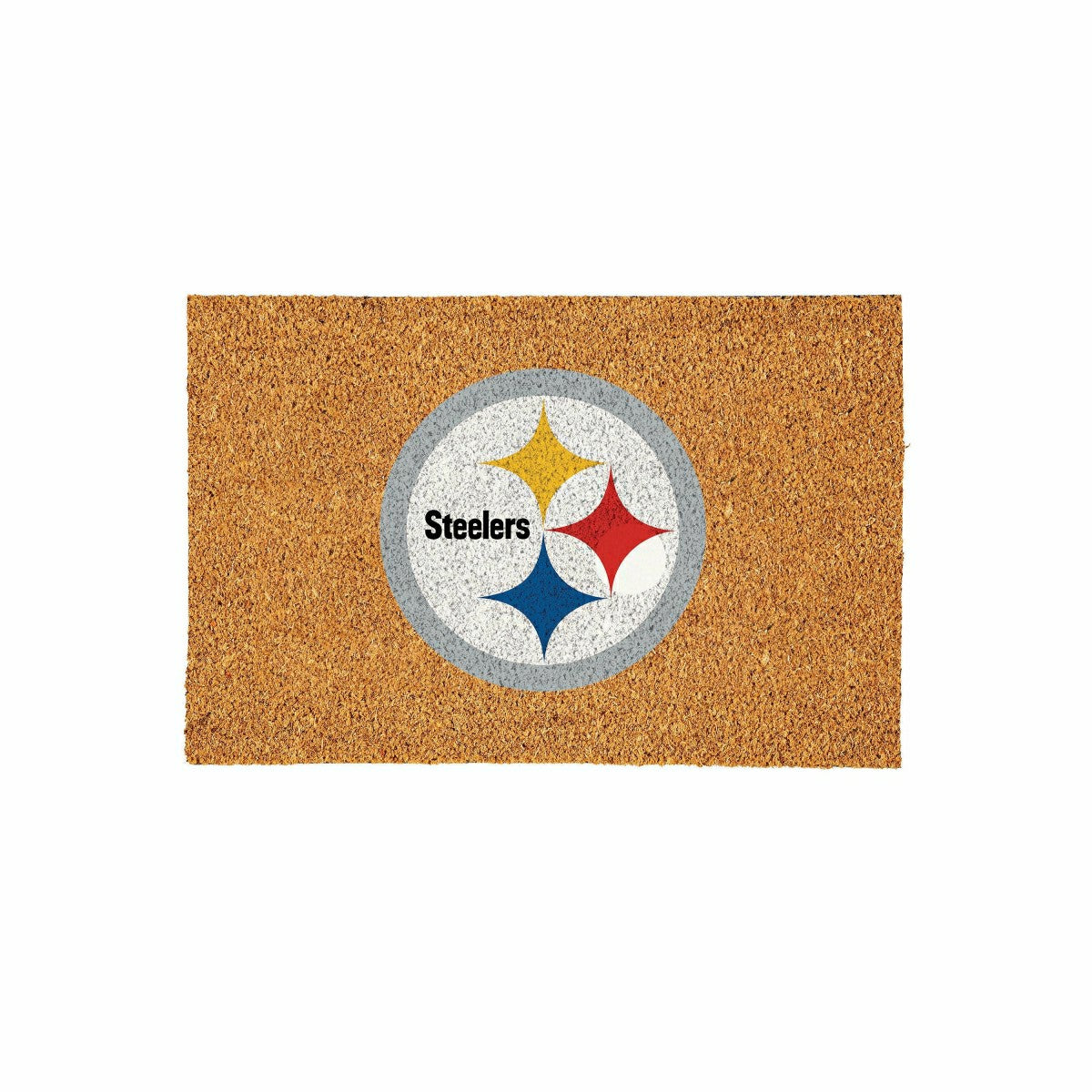 Pittsburgh Steelers Large Full Color Coir Mat, 36"x24", NFL