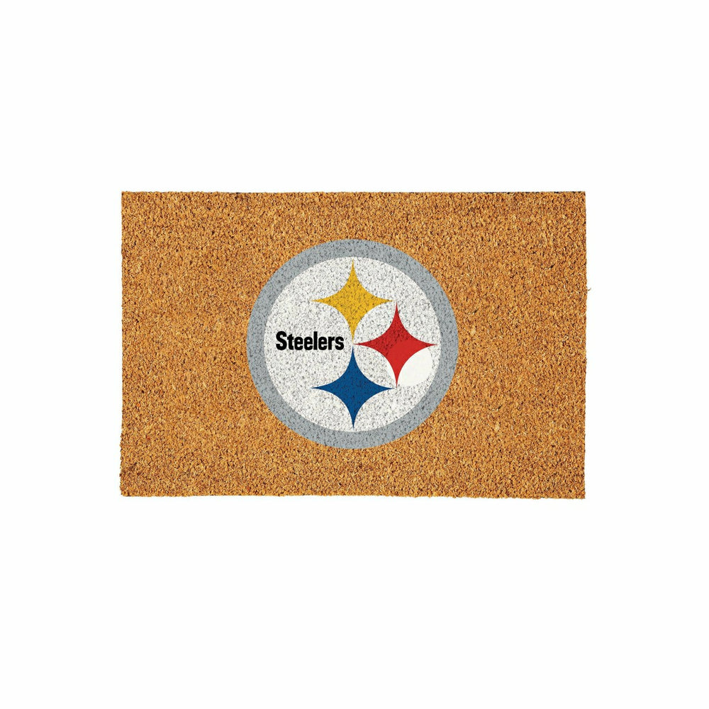 Pittsburgh Steelers Large Full Color Coir Mat, 36"x24", NFL