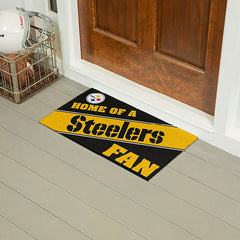 Pittsburgh Steelers, PVC Mat COLOR, Home of a Fan, NFL