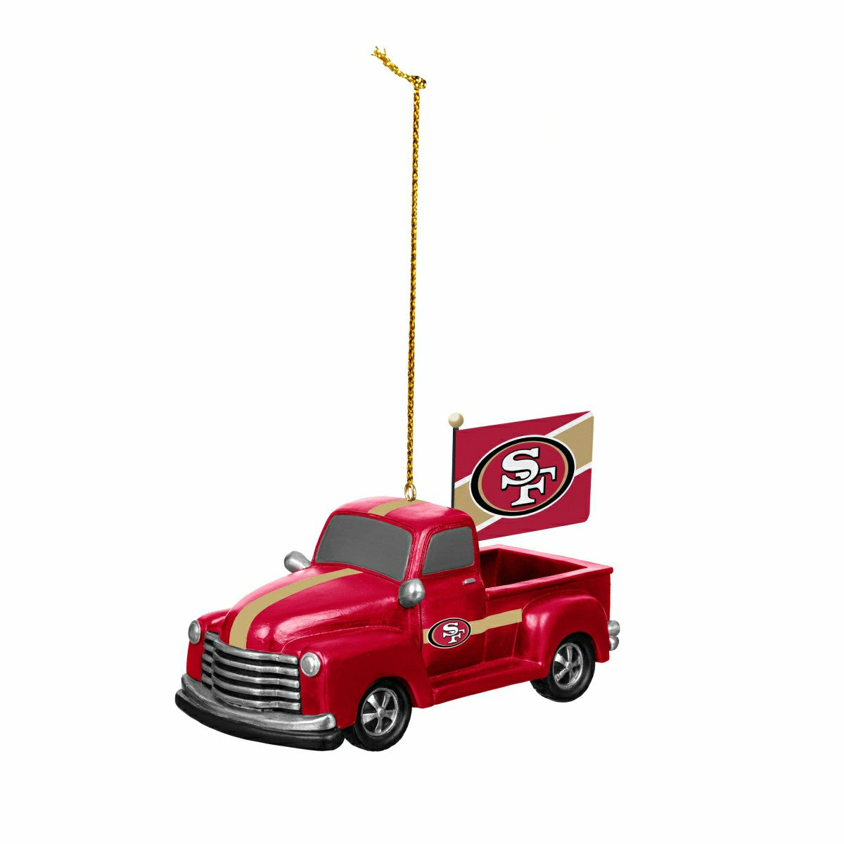 San Francisco 49ers Mini Tabletop Rally Truck, Set of 2, NFL, Home