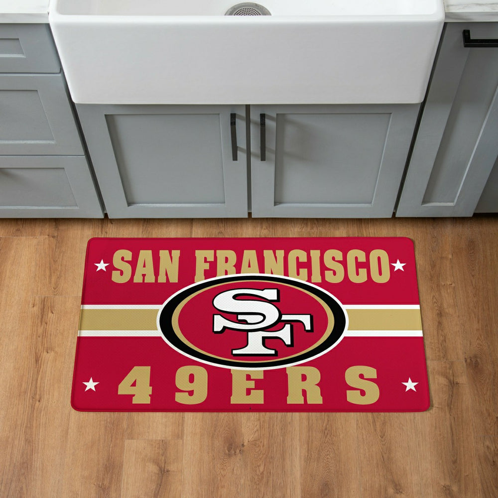 San Francisco 49ers Anti-Fatigue Mat, 18"x30", NFL