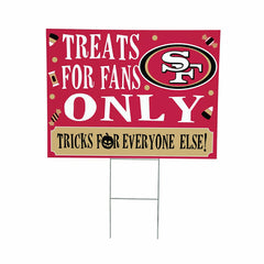 San Francisco 49ers Yard Sign, Halloween Treats for Fans, NFL, Home