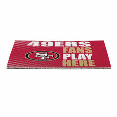 San Francisco 49ers Fan Mat, 28"x16", NFL