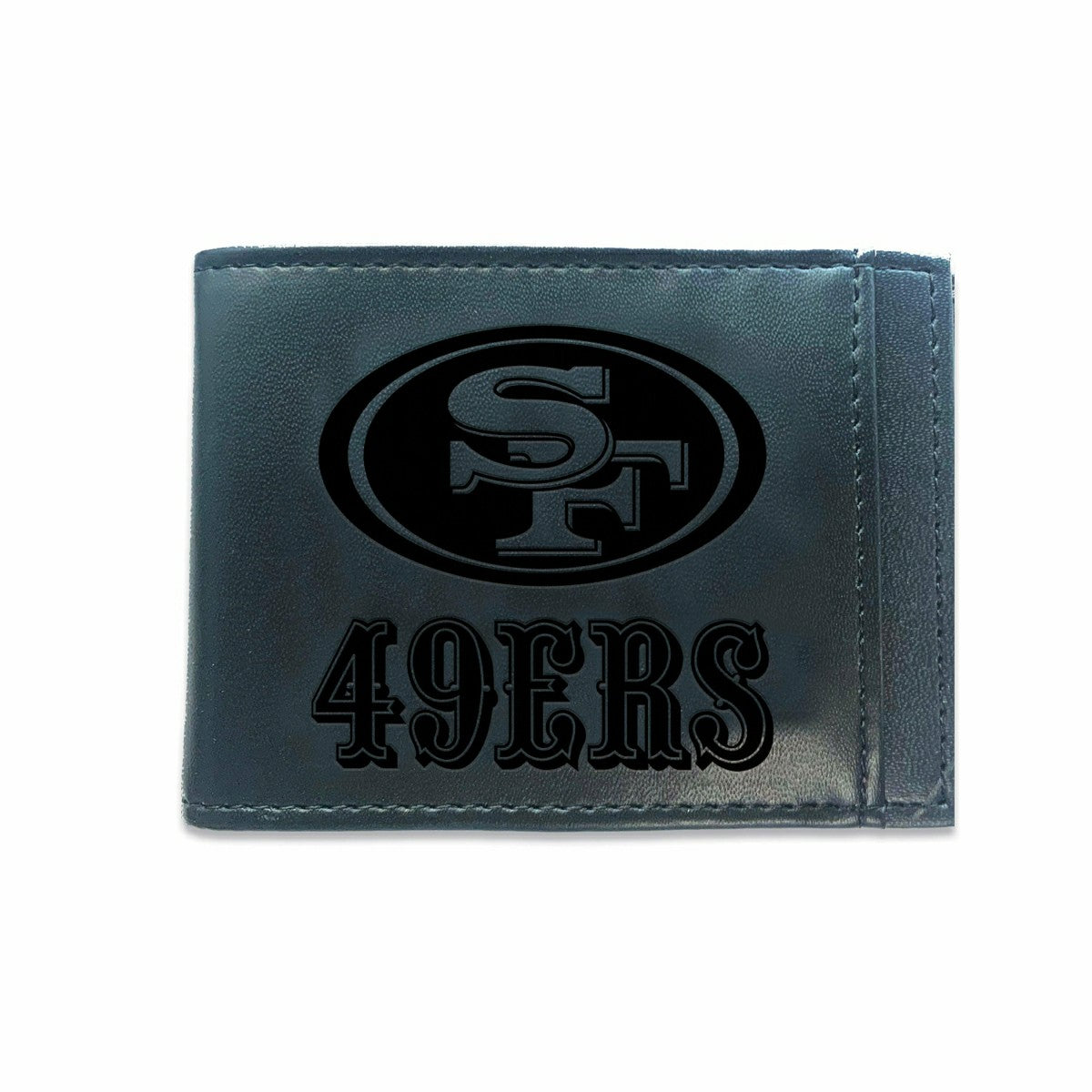 Front Pocket Wallet w/ RFID Blocking, San Francisco 49ers, Black, NFL, Home