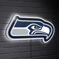 Seattle Seahawks LED Wall Decor, Glazelite, Logo, NFL, Home