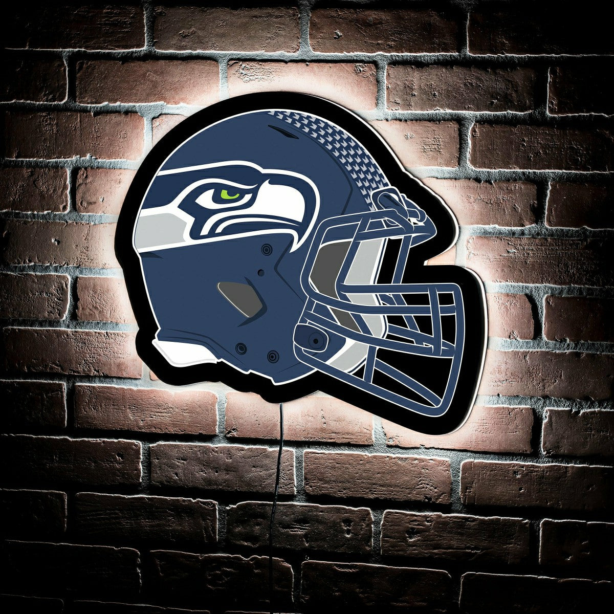 LED Wall Decor, Helmet, Seattle Seahawks, NFL, Home