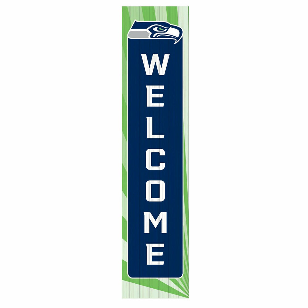 Seattle Seahawks Summer Seasonal Single Sided Large Leaner, 46", NFL, Home