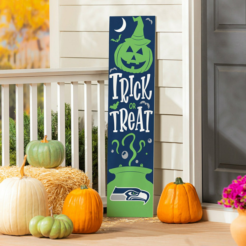 47" Double Sided Leaner, Seattle Seahawks, Halloween, NFL, Home