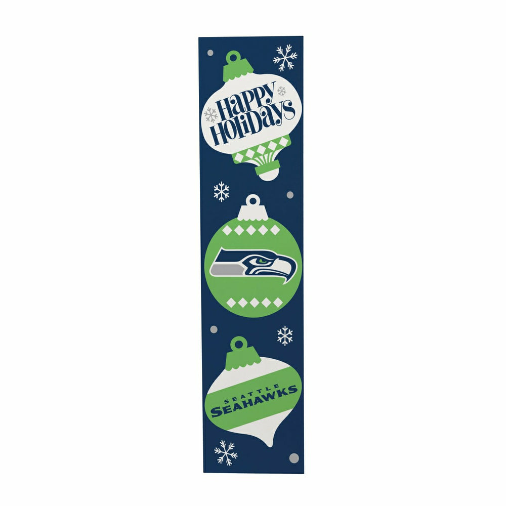 47" Double Sided Leaner, Seattle Seahawks, Christmas, NFL, Home