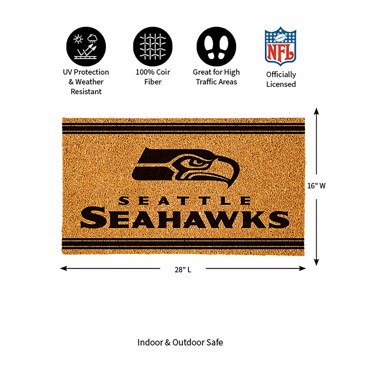 Seattle Seahawks, Coir Mat 1C, NFL