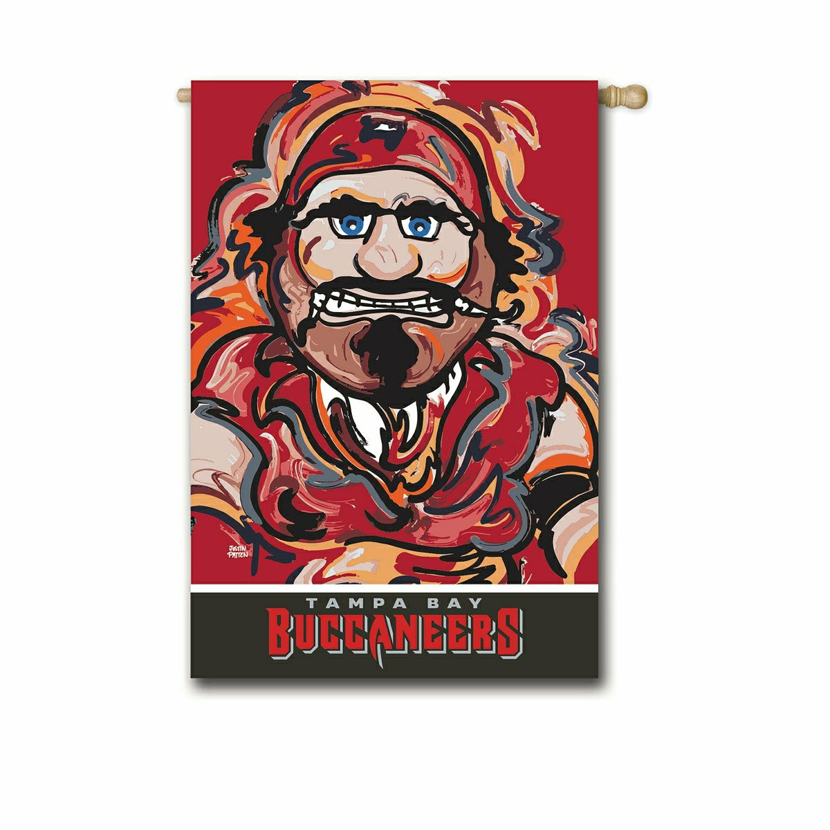 Tampa Bay Buccaneers, Suede REG Justin Patten, NFL, Home