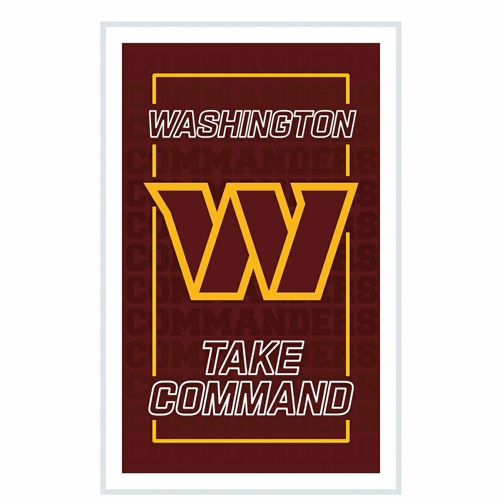 Washington Commanders NFL Football Rectangle Neolite LED Decor, NFL, Home