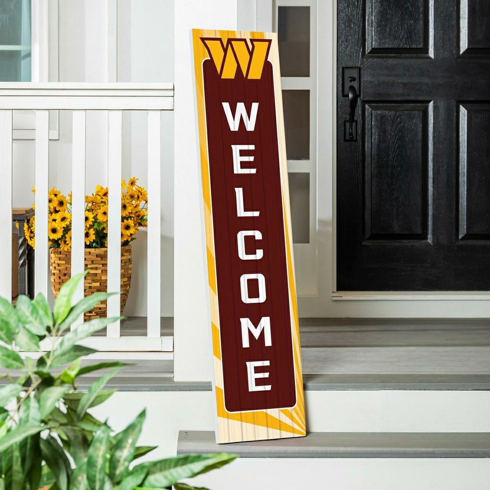 Washington Commanders Summer Seasonal Single Sided Large Leaner, 46", NFL, Home