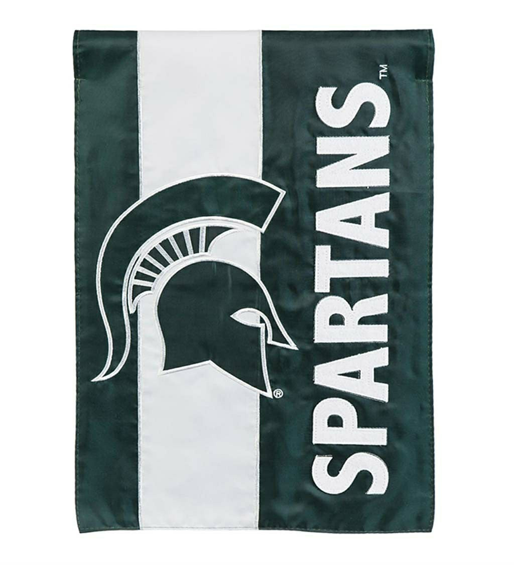 Double-Sided Embellished NCAA College Team Pride Applique House Flag, , Home, Collegiate